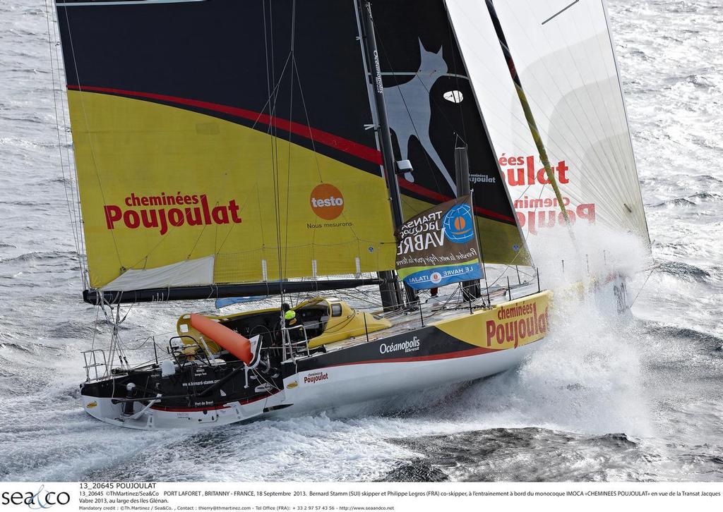 Cheminées poujoulat sur la Transat Jacques Vabre 2013 © ThMartinez / Sea & Co - Copyright http://www.thmartinez.com